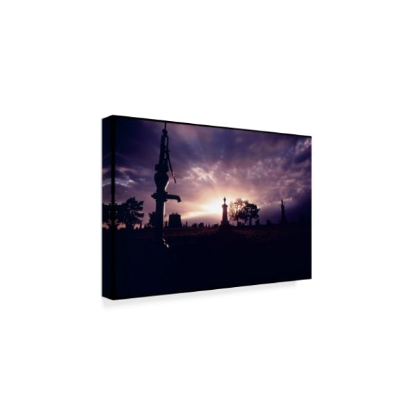 American Eyes 'Grafton Cemetery' Canvas Art,12x19